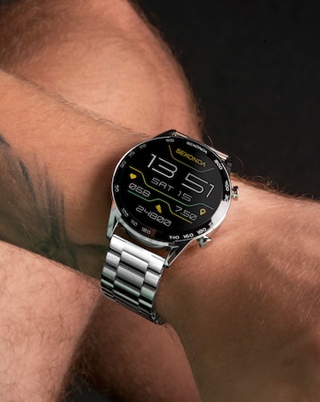 Sekonda Active Plus 45mm Stainless Steel Smart Watch