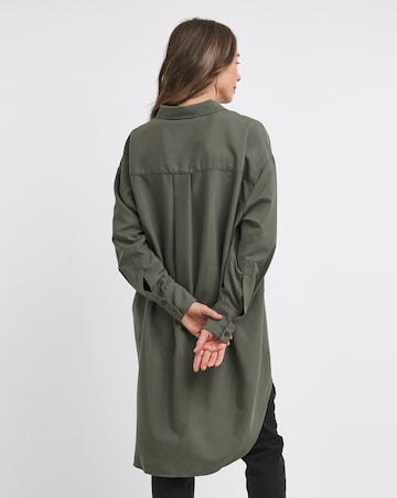 Oversized Shirt Dress