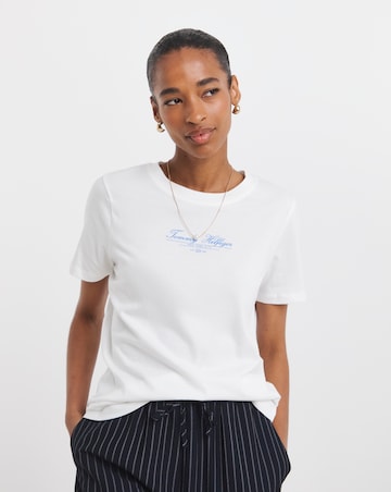 Tommy Hilfiger Script Crew Neck Short Sleeve T-shirt