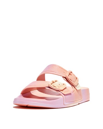 Fit Flop iQushio Two-Bar Buckle Slides Standard Fit