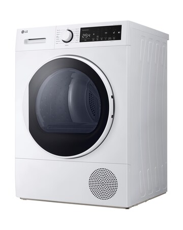 LG FDT208W 8kg Heat Pump Tumble Dryer Dark White - A++ Rated