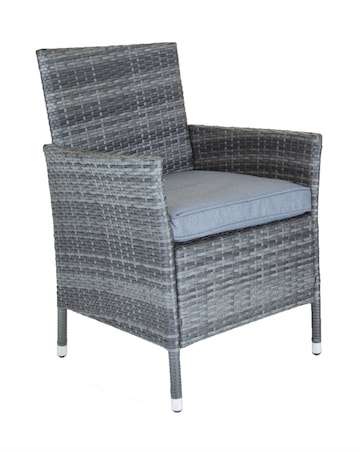 Charles Bentley 6 Seater Round Rattan Dining Set