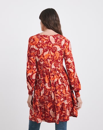 Joe Browns Paisley Long Sleeve Jersey Tunic