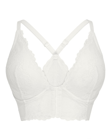 Gossard Superboost Lace Longline Bra White