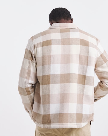 Timberland High Pile Lined Overshirt - Natural