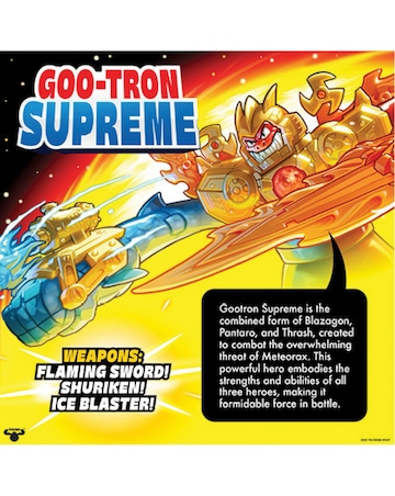 Heroes of Goo Jit Zu Meteor Madness Gootron Supreme Figure
