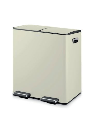 Tower 40L Recycling Pedal Bin Cream