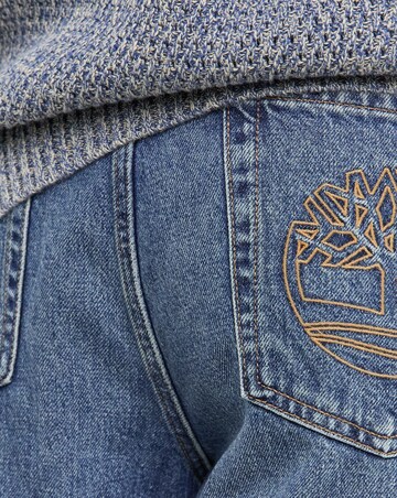 Timberland Sandown Pocket Embroide Tree Logo Denim Jeans - Blue