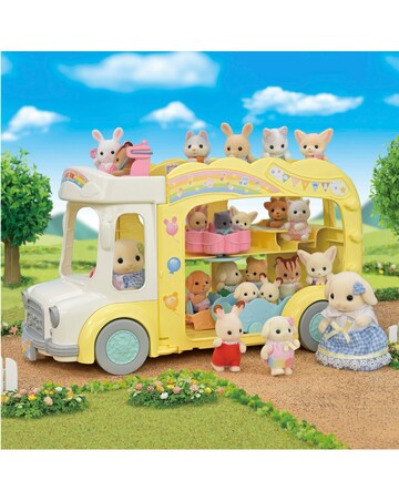 Sylvanian Families Rainbow Fun Nursery Bus