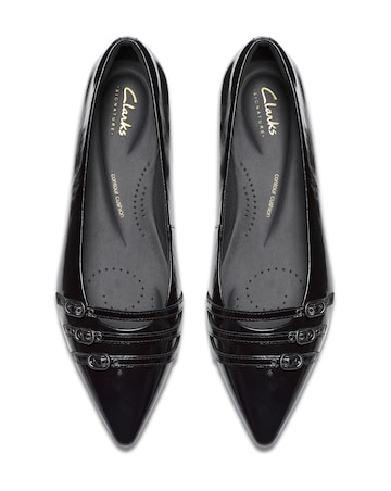 Clarks Sensa15 Strap Leather Ballerina Standard Fit