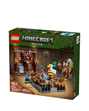 LEGO Minecraft Woodland Mansion Fighting Ring Gamer Toy with Mob Figures 21272