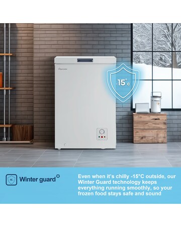 Fridgemaster MCF96E 96L Chest Freezer- E Rated 86CM