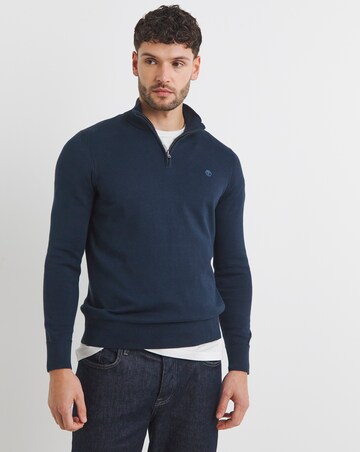 Timberland Cotton 1/4 Zip Jumper