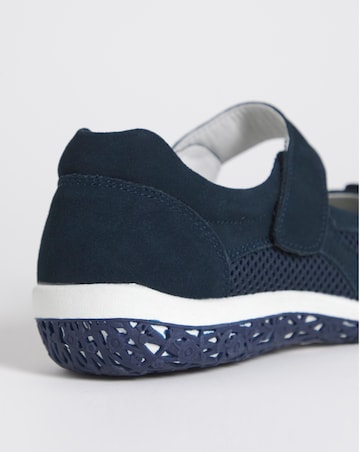 Heavenly Soles Avalon Sporty May Jane Trainer - Wide Fit (E)