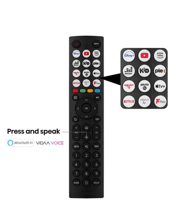 Hisense 55in 55U6KQTUK Smart 4K UHD HDR Mini-LED TV with Dolby Vision IQ