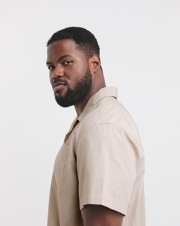 Jack & Jones Cody Poplin Resort Shirt - Natural