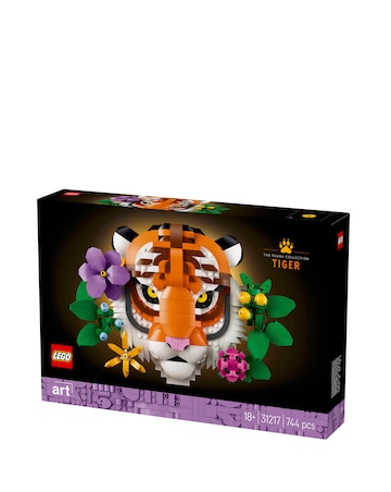 LEGO Art The Fauna Collection Tiger, New Home Housewarming Gift 31217