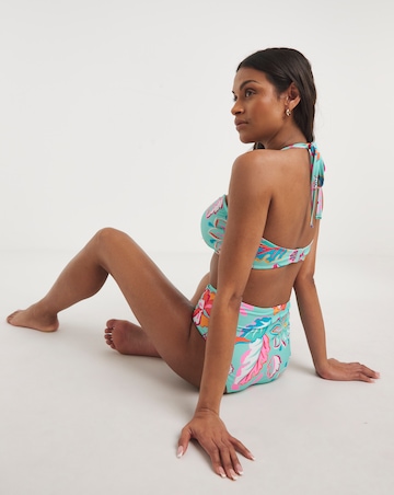 Bandeau Top & High Waist Bikini Set