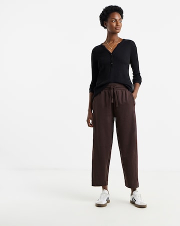 Barrel Leg Jersey Trouser