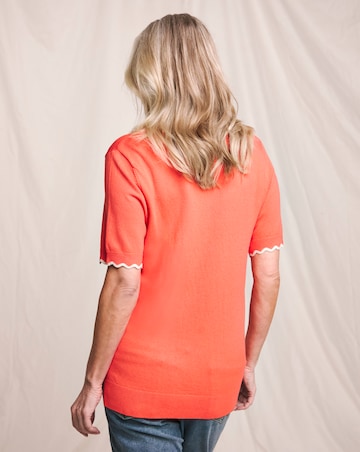 Julipa V Neck Short Sleeve Jumper