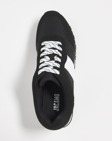 Side Stripe Suede Look Runner Wide