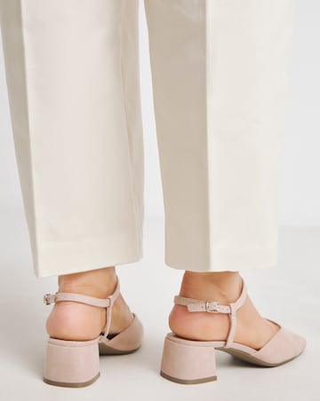 Jennifer Two Part Heeled Shoes - Extra Wide Fit (EEE)