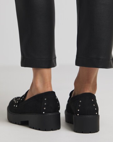 Camila Chunky Stud Loafer - Wide Fit (E)