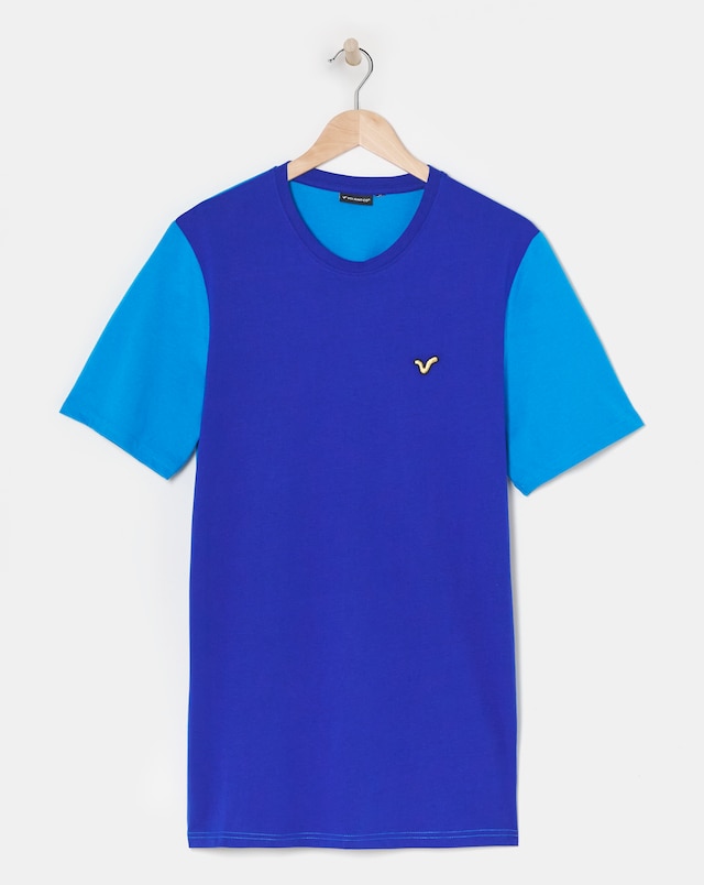 Voi Contrast Sleeve T-Shirt - Long Length