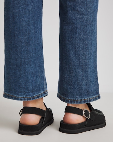 Madrid House Shoe Mules - Wide Fit (E)