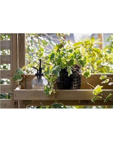 Forest Slatted Wall Planter 2 Shelf