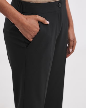 Tailored Straight Leg Trousers with stretch