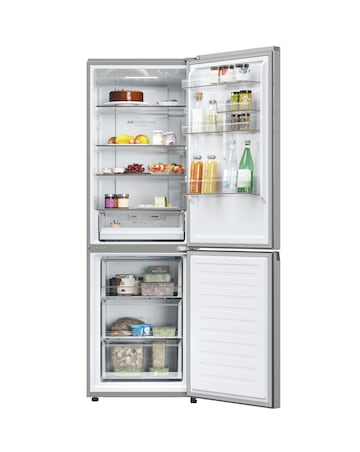 Haier Series 3 HDPW3618DNPK WiFi 185cm 60/40 Fridge Freezer Silver + Install