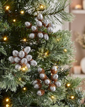 Gisela Graham Acorn Tree Pick - Set of 5