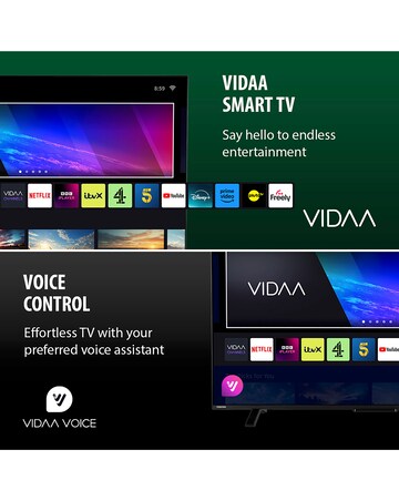 Toshiba 55UV2F53DBU 55in Smart TV 4K UHD HDR LCD Freely TV with Amazon Alexa