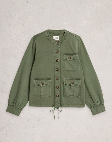 White Stuff Demi Utility Jersey Jacket