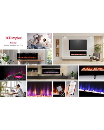 Dimplex Sierra Linear 48 Fireplace Fire Suite