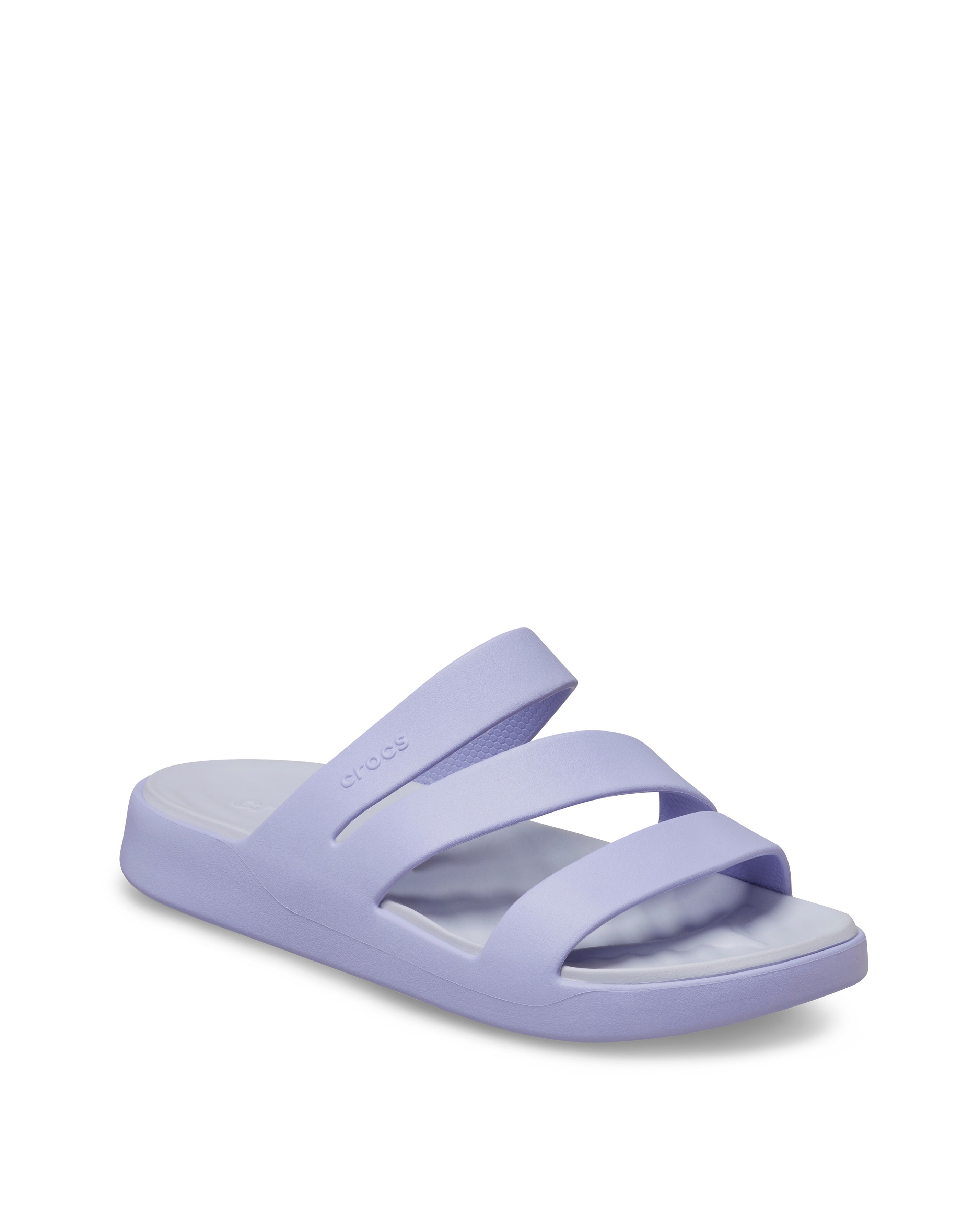 Crocs Purple Getaway Strappy Slider Sandals -Standard Fit (D) JD
