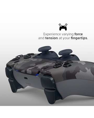 PlayStation 5 DualSense Controller - Grey Camouflage