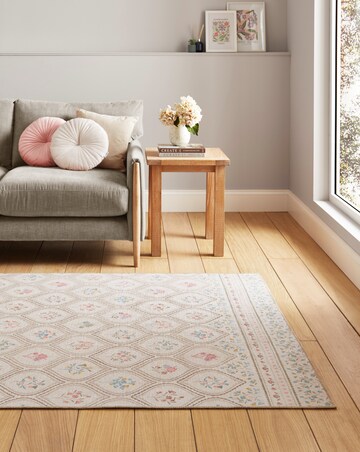Catherine Lansfield Cameo Floral Washable Rug