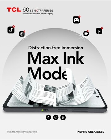 TCL 60 SE NXTPAPER 5G 256GB - Space Grey