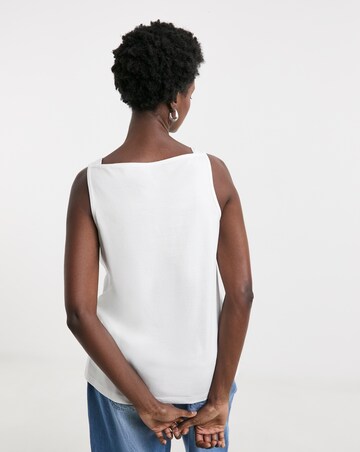 Pure Cotton Slash Neck Vest