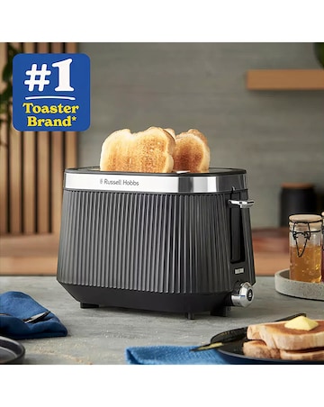 Russell Hobbs Bronte Kettle & 4 Slice Toaster Black