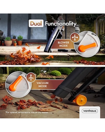 VonHaus - 3000W 3-in-1 Leaf Blower