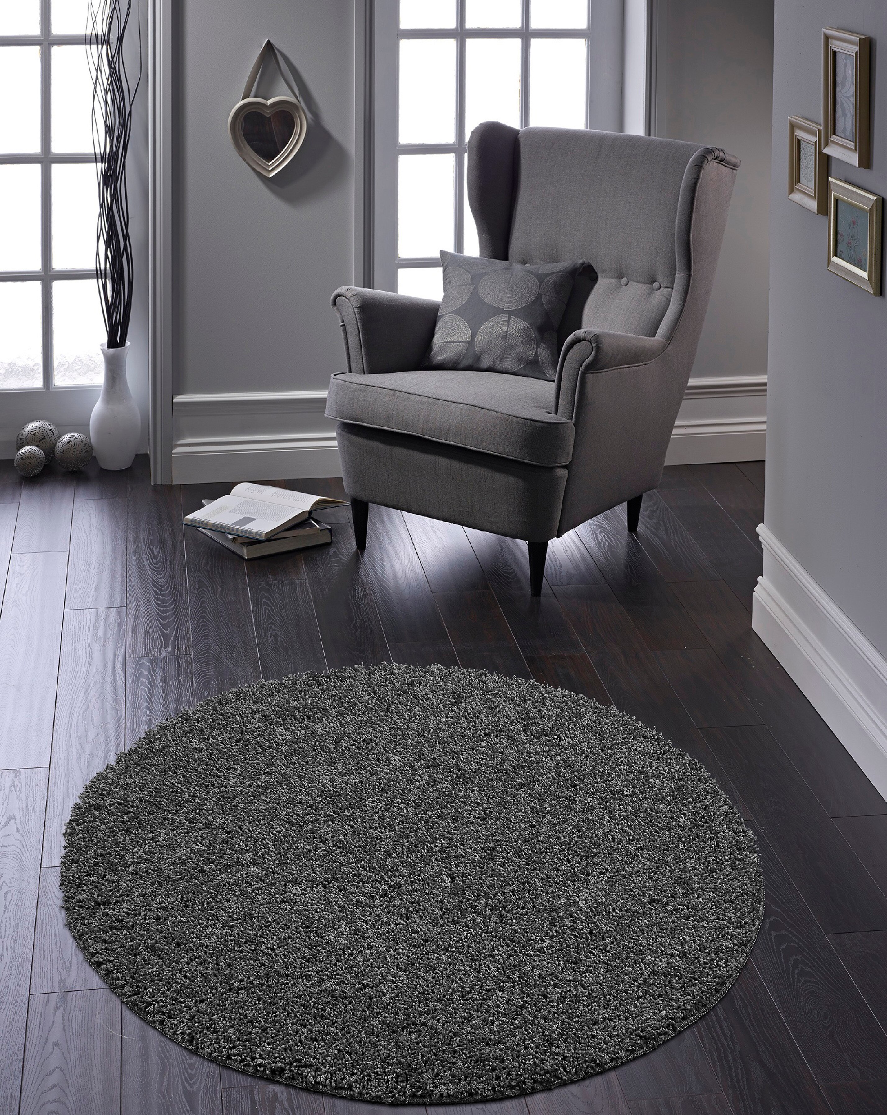 Buddy Washable & Stain Resistant Rug Circle