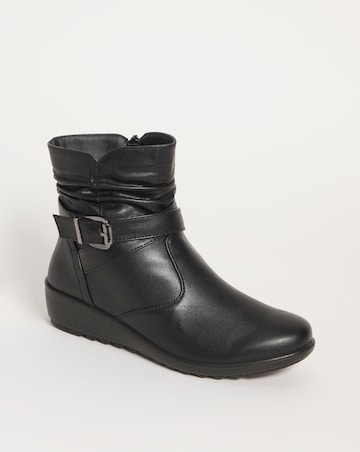 Cushion Walk Ankle Boot Wide E Fit