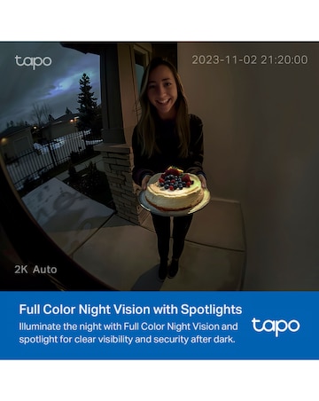 TP-Link Tapo D210 2k Video Doorbell With Chime