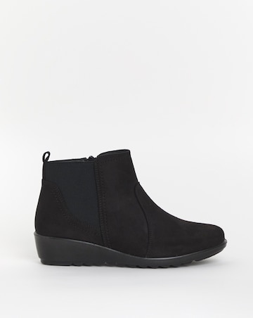 Cushion Walk Elastic Ankle Boot E Fit