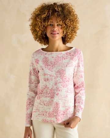 Joules Printed Harbour Top