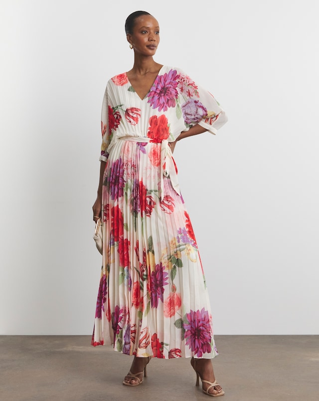 joanna hope ombre pleated dress Joanna Hope Ombre Pleated Dress