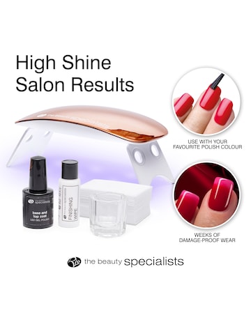14 Day Gel nail polish set with LED lamp